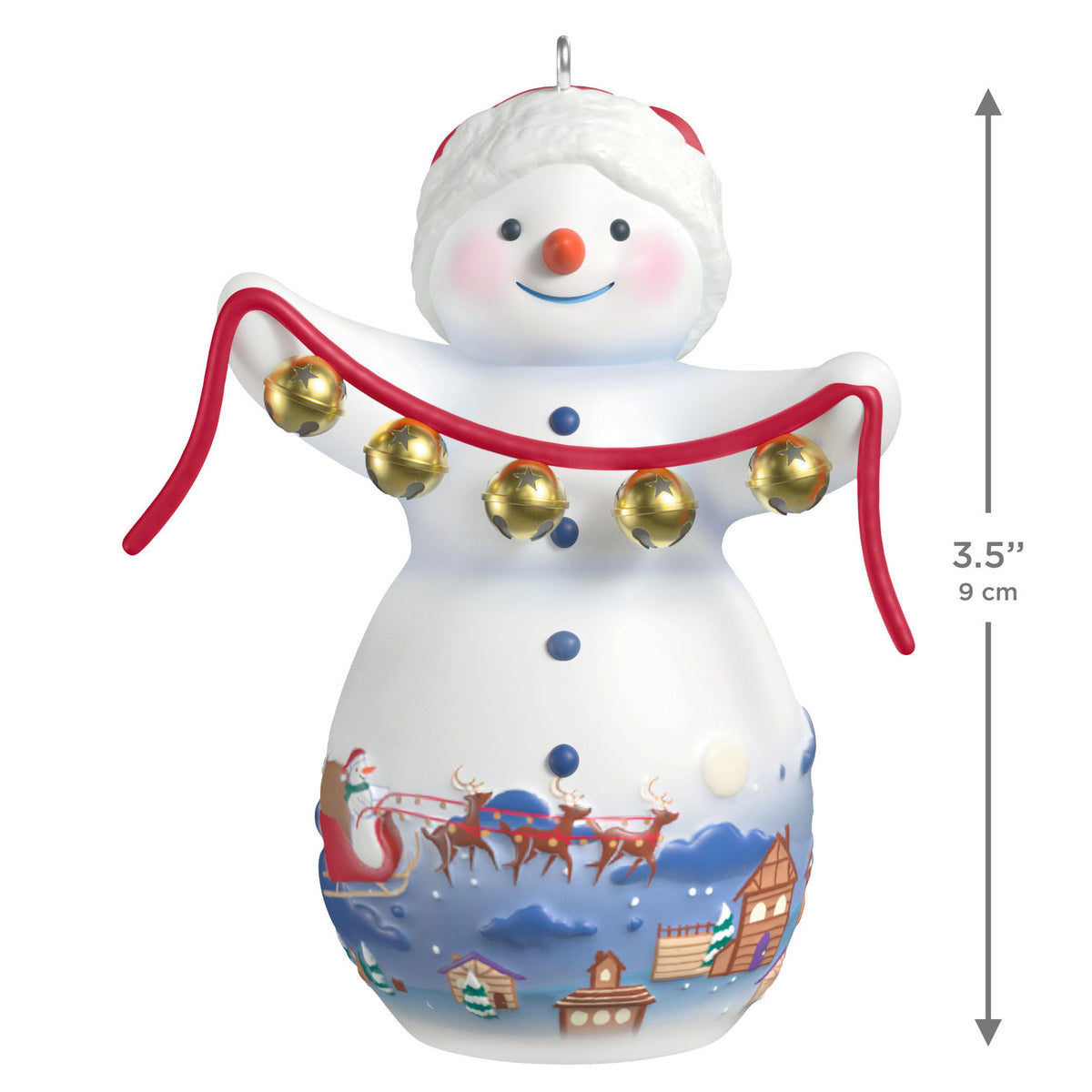 Hallmark Snowtop Lodge Belle V. Holliday Porcelain Ornament