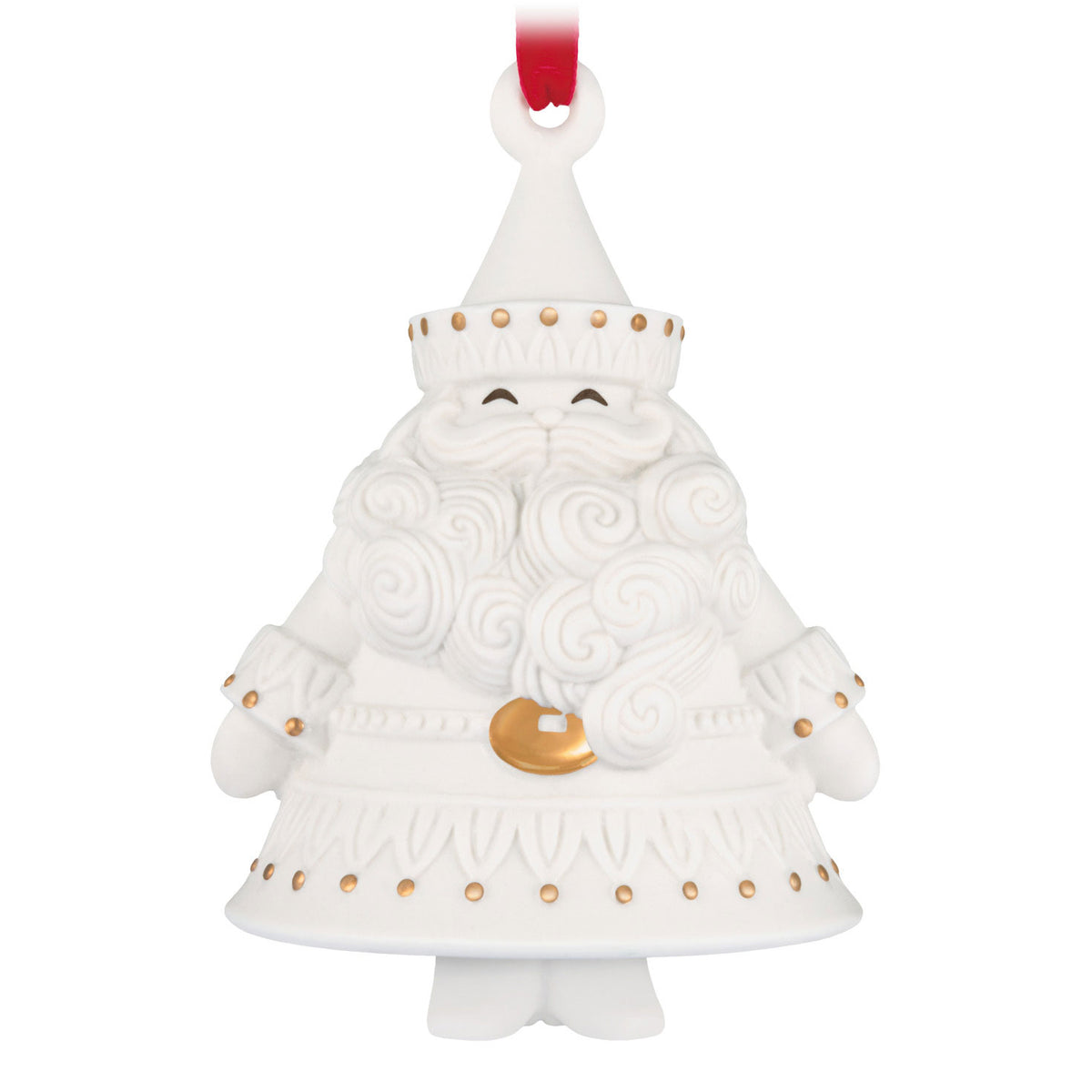 Hallmark Stunning Santas Porcelain Ornament