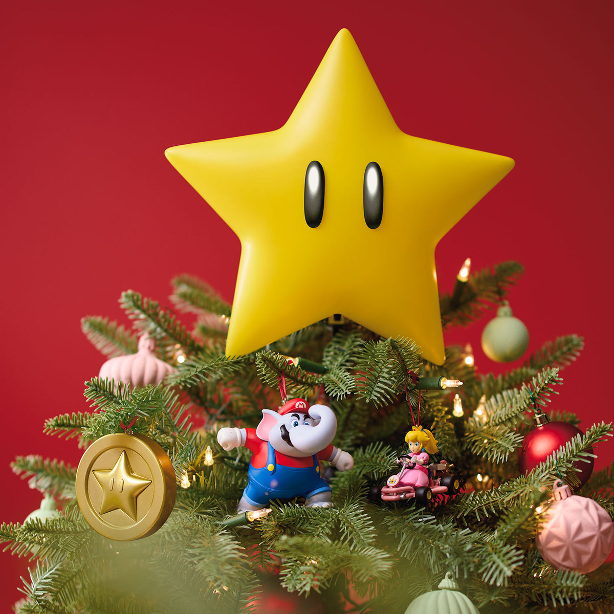 Hallmark Nintendo Powered Up With Mario Elephant Mario Ornament