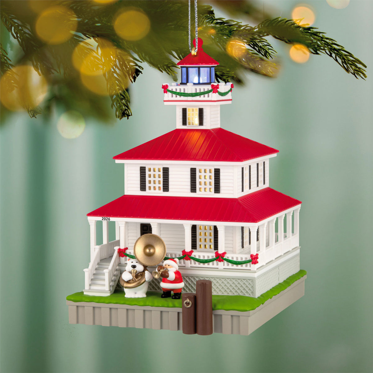 Hallmark Holiday Lighthouse 2026 Ornament With Light