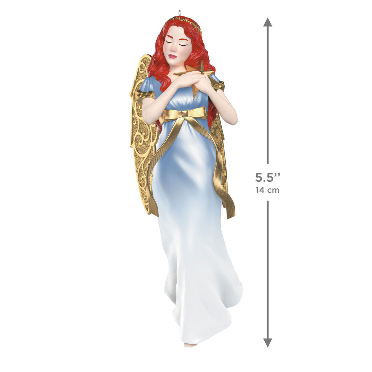 Hallmark Christmas Angels Guidance Metal Ornament