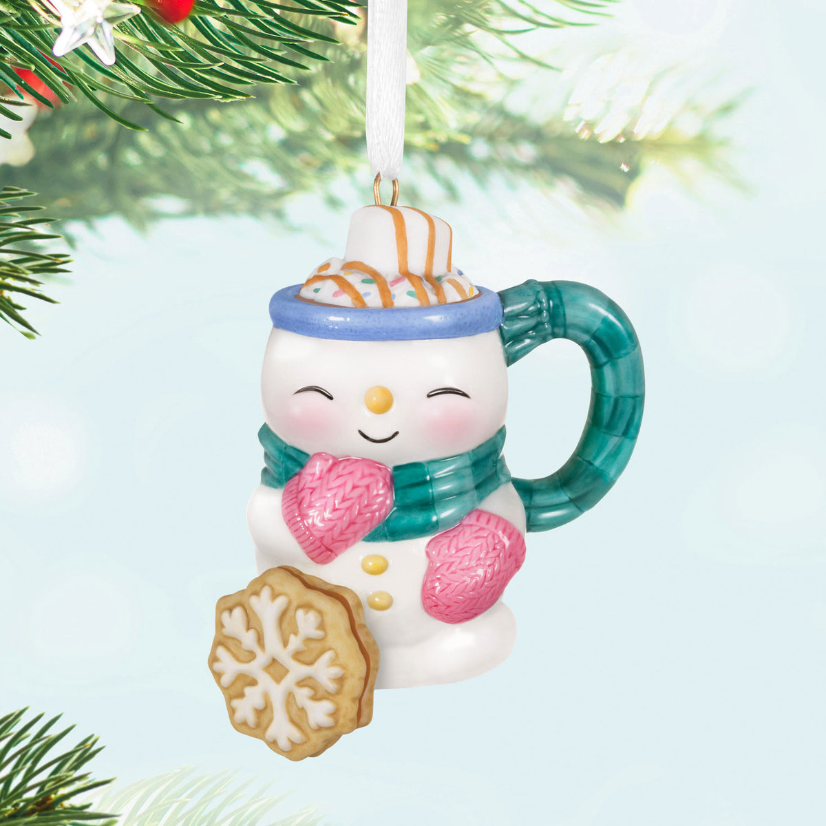 Hallmark Cup of Cozy Porcelain Ornament