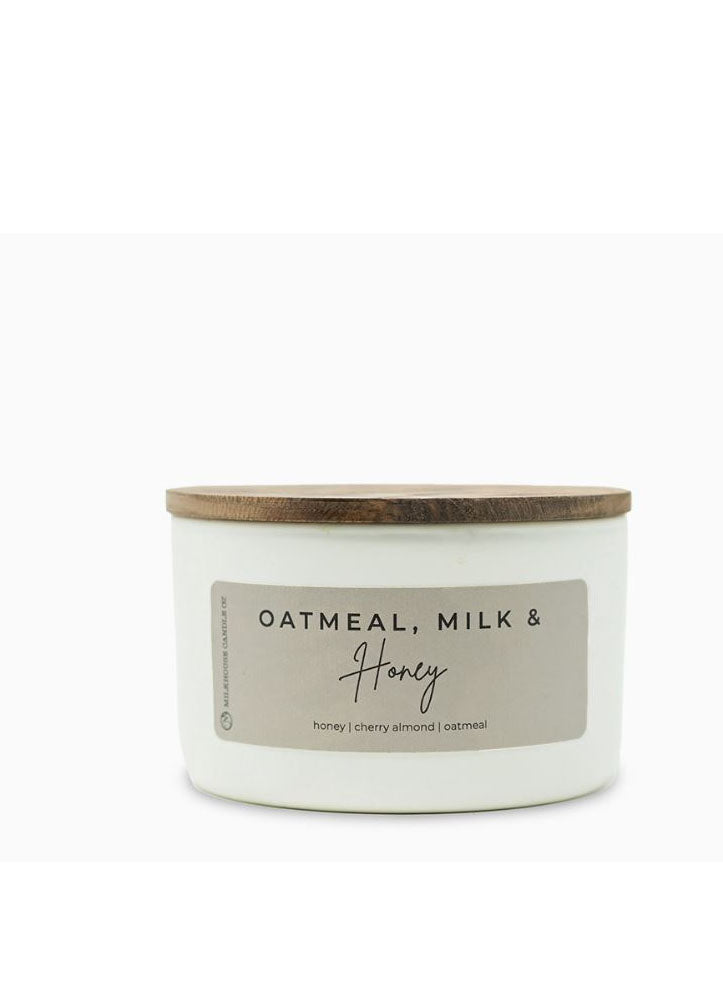 Oatmeal, Milk & Honey 10oz Candle by Milkhouse Candle Company