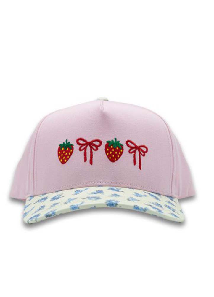 Strawberry/Bow Hat by Simply Southern