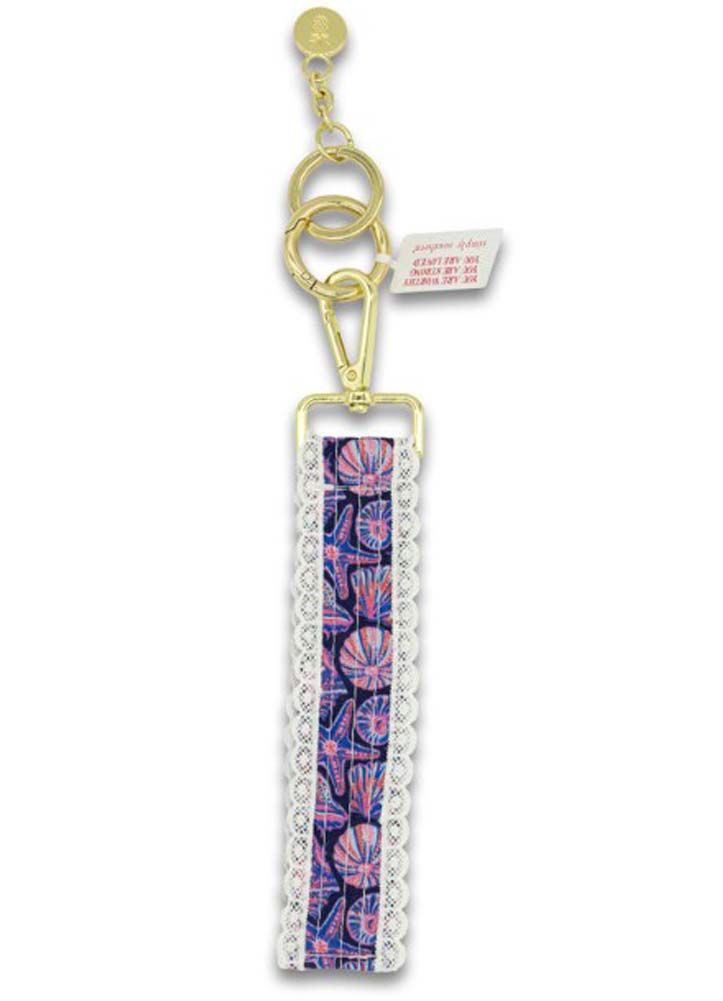 Glow Shell Lace Keyfob by Simply Southern