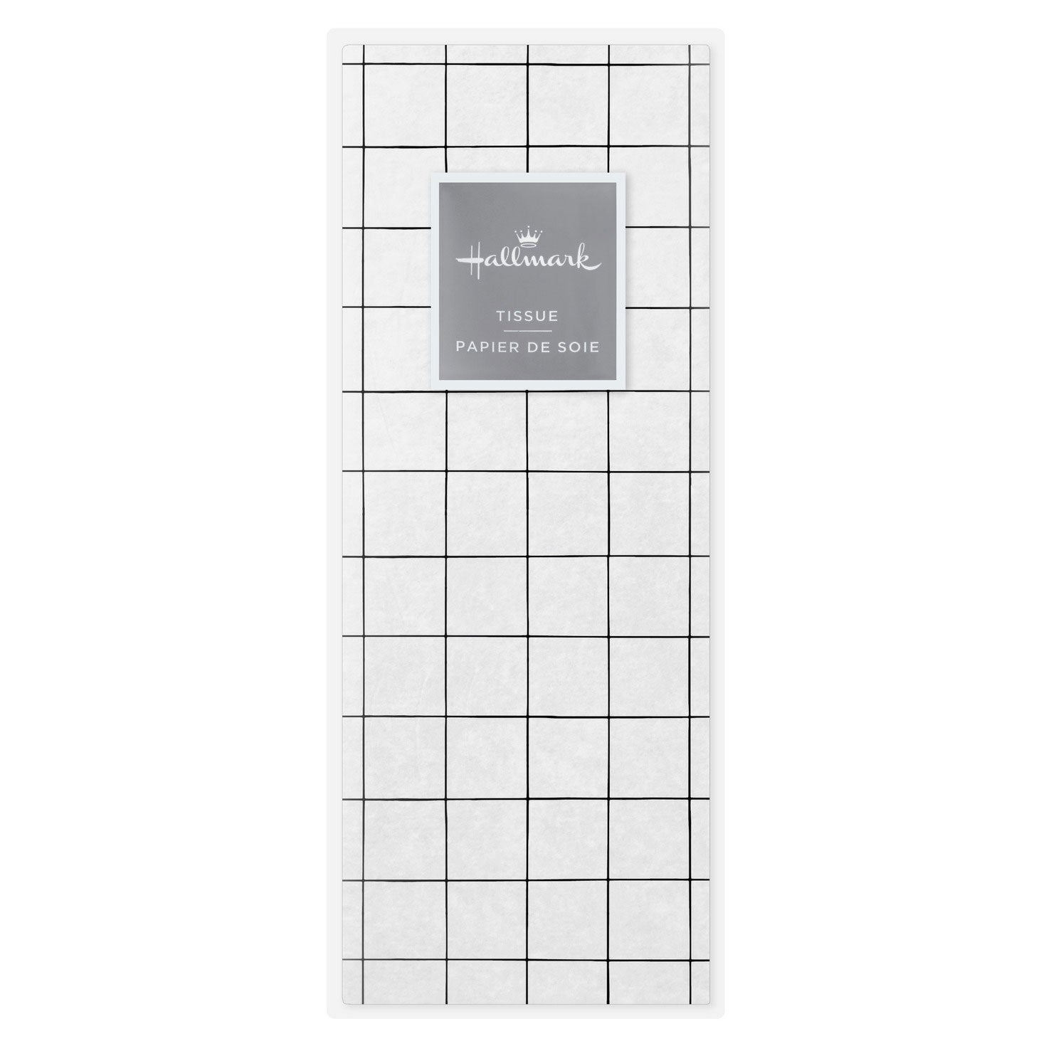 Hallmark Windowpane on White Tissue Paper, 6 Sheets