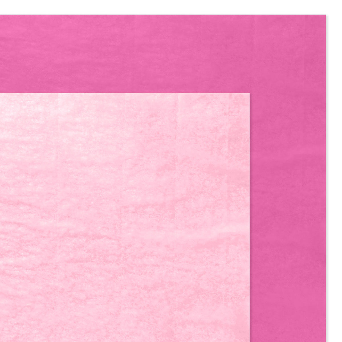Hallmark Solid Hot Pink/Medium Pink 2-Pack Tissue Paper, 6 sheets
