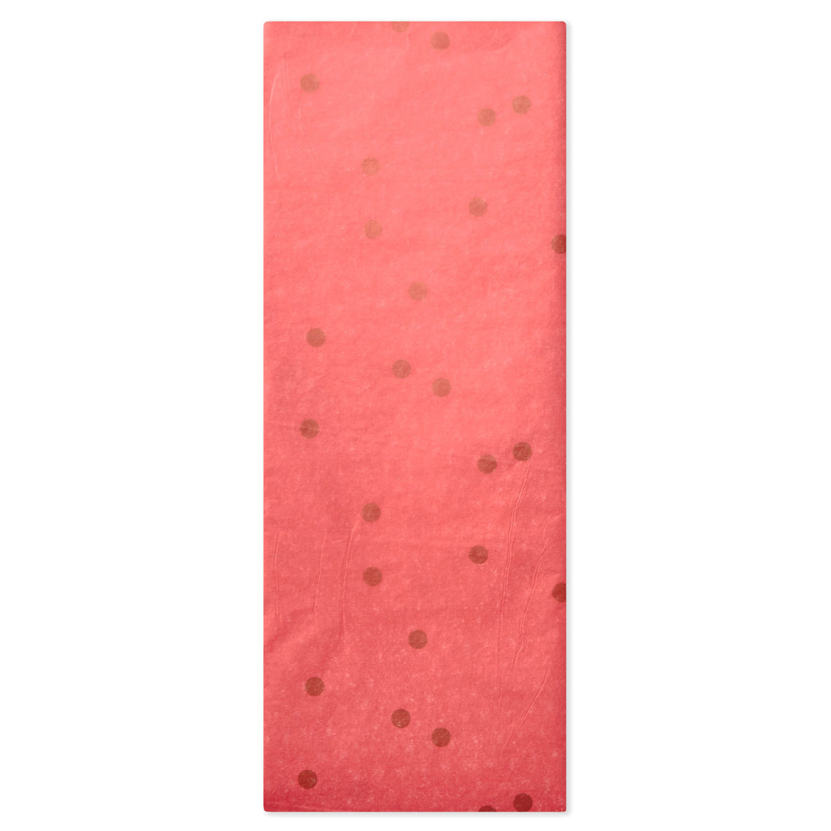 Hallmark Gold Dots on Coral Tissue Paper, 6 sheets