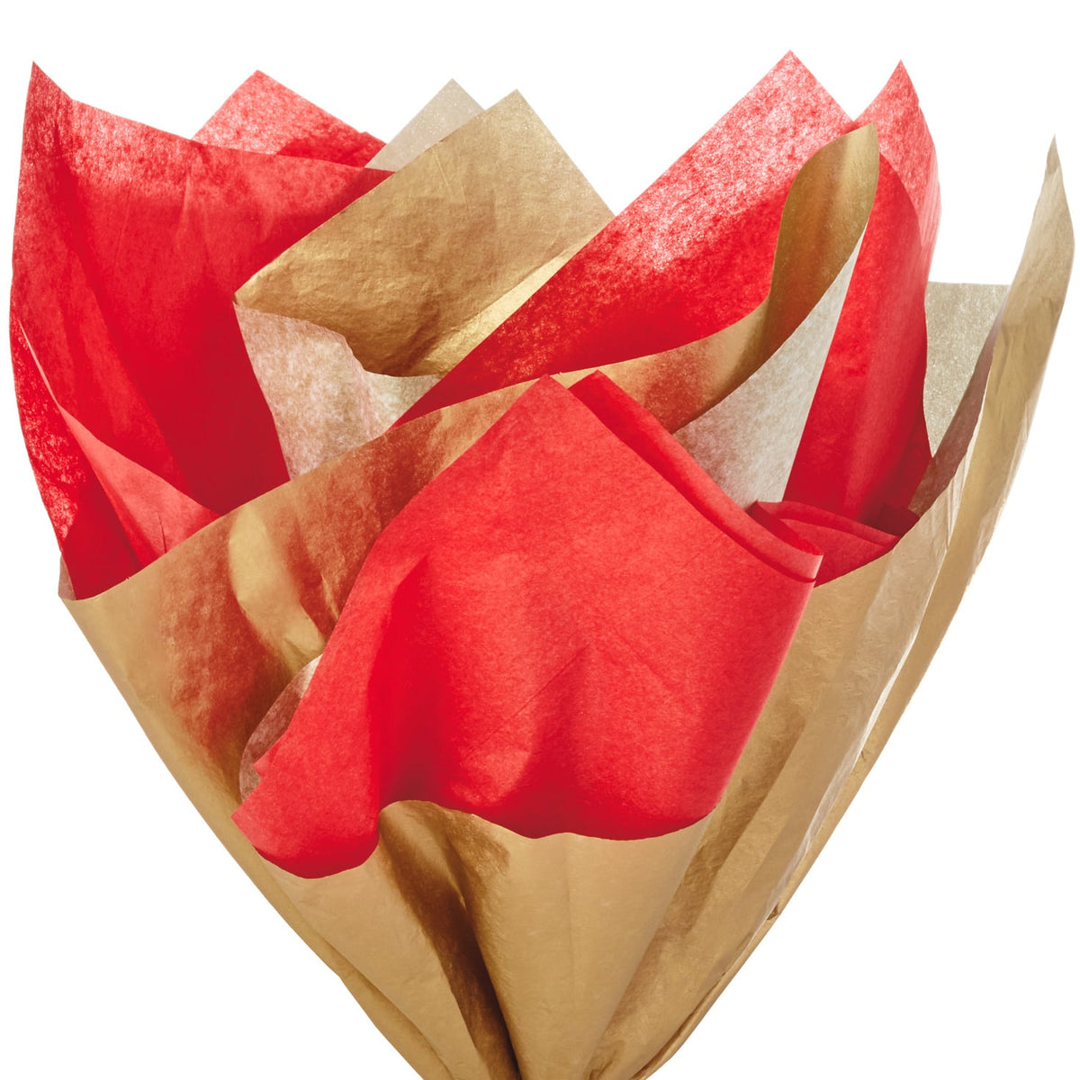Hallmark Cherry Red and Gold 2-Pack Tissue Paper, 6 Sheets
