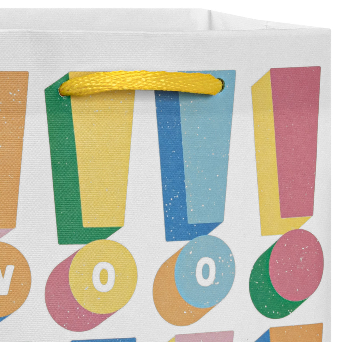 Hallmark 6.5'' Woo Hoo Colorful Exclamations Small Gift Bag