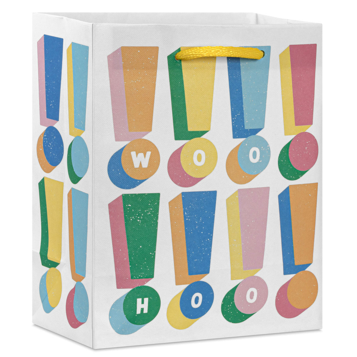 Hallmark 6.5'' Woo Hoo Colorful Exclamations Small Gift Bag
