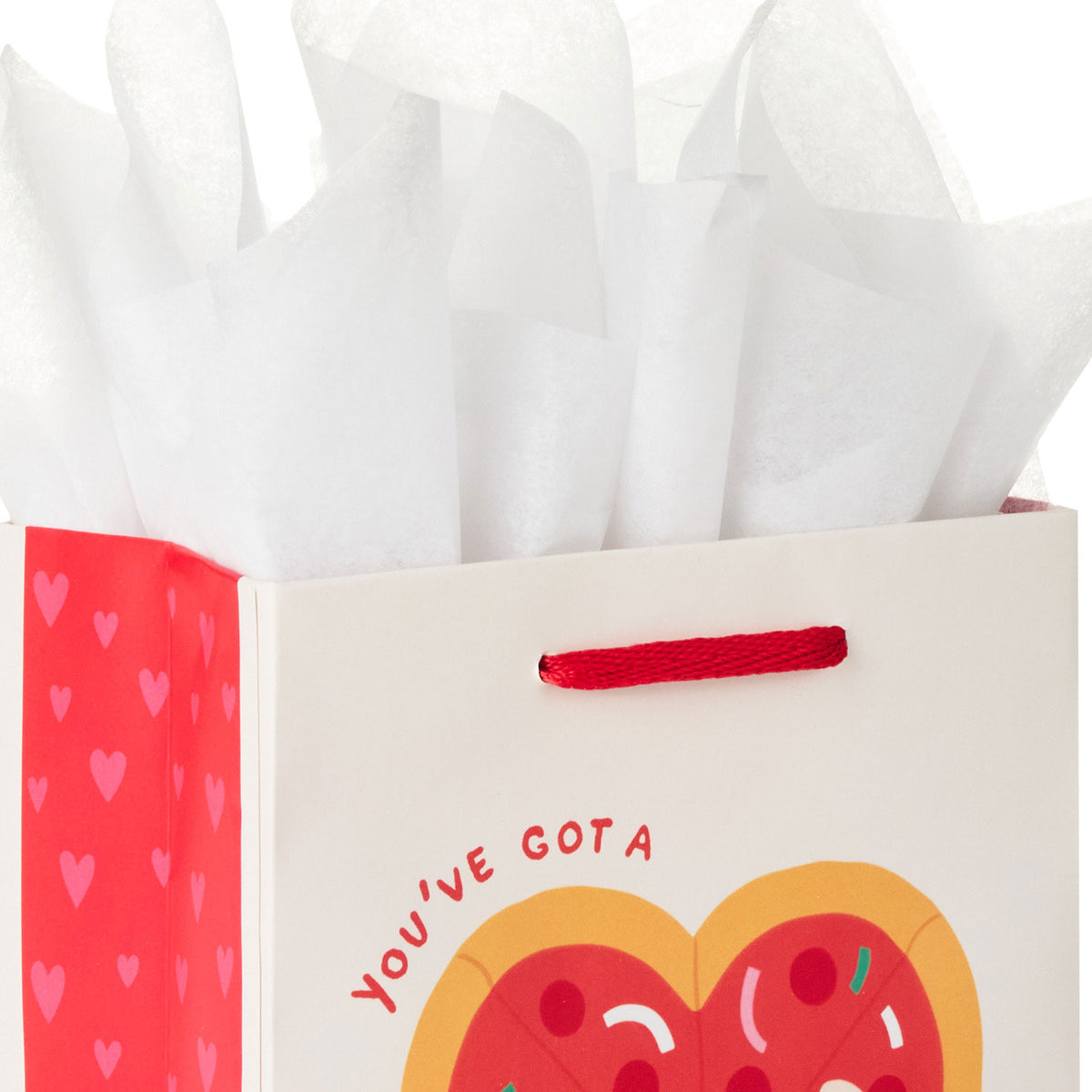 Hallmark 6.5'' You've Got a Pizza My Heart Small Gift Bag With Tissue Paper