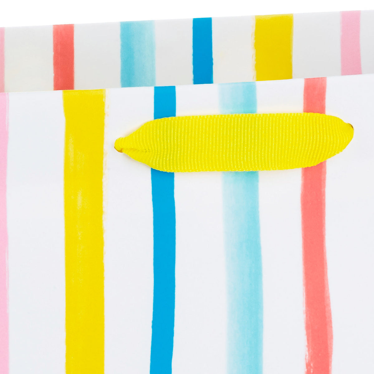 Hallmark 9.6" Pastel Rainbow Stripes Medium Gift Bag