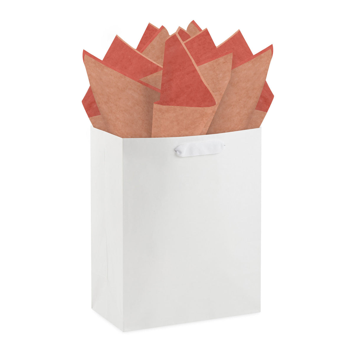 Hallmark Solid Coral/Peach/Ivory 3-Pack Assortment Tissue Paper, 12 sheets