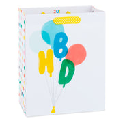 Hallmark 9.6" Happy Birthday Balloons Medium Gift Bag
