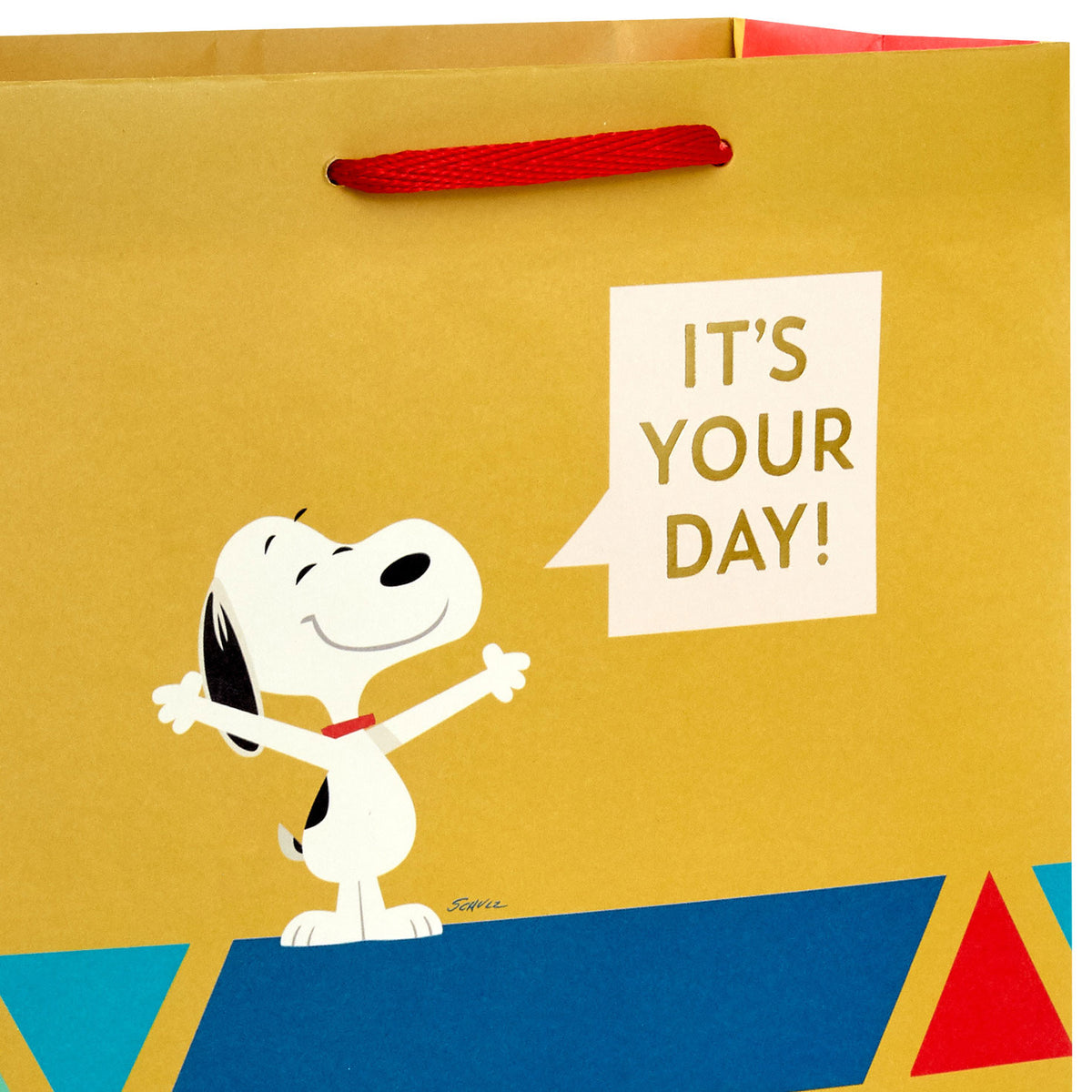 Hallmark 9.6'' Peanuts® It's Your Day Medium Gift Bag