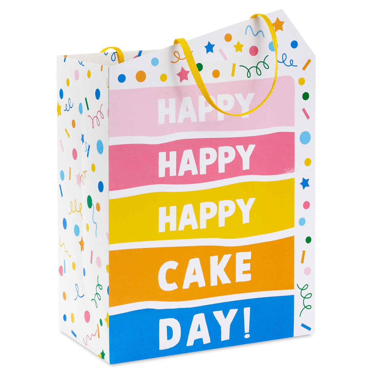 Hallmark 9.6'' Happy Cake Day Medium Birthday Gift Bag