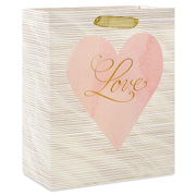 Hallmark 9.6'' Love Lettering on Pink Medium Gift Bag