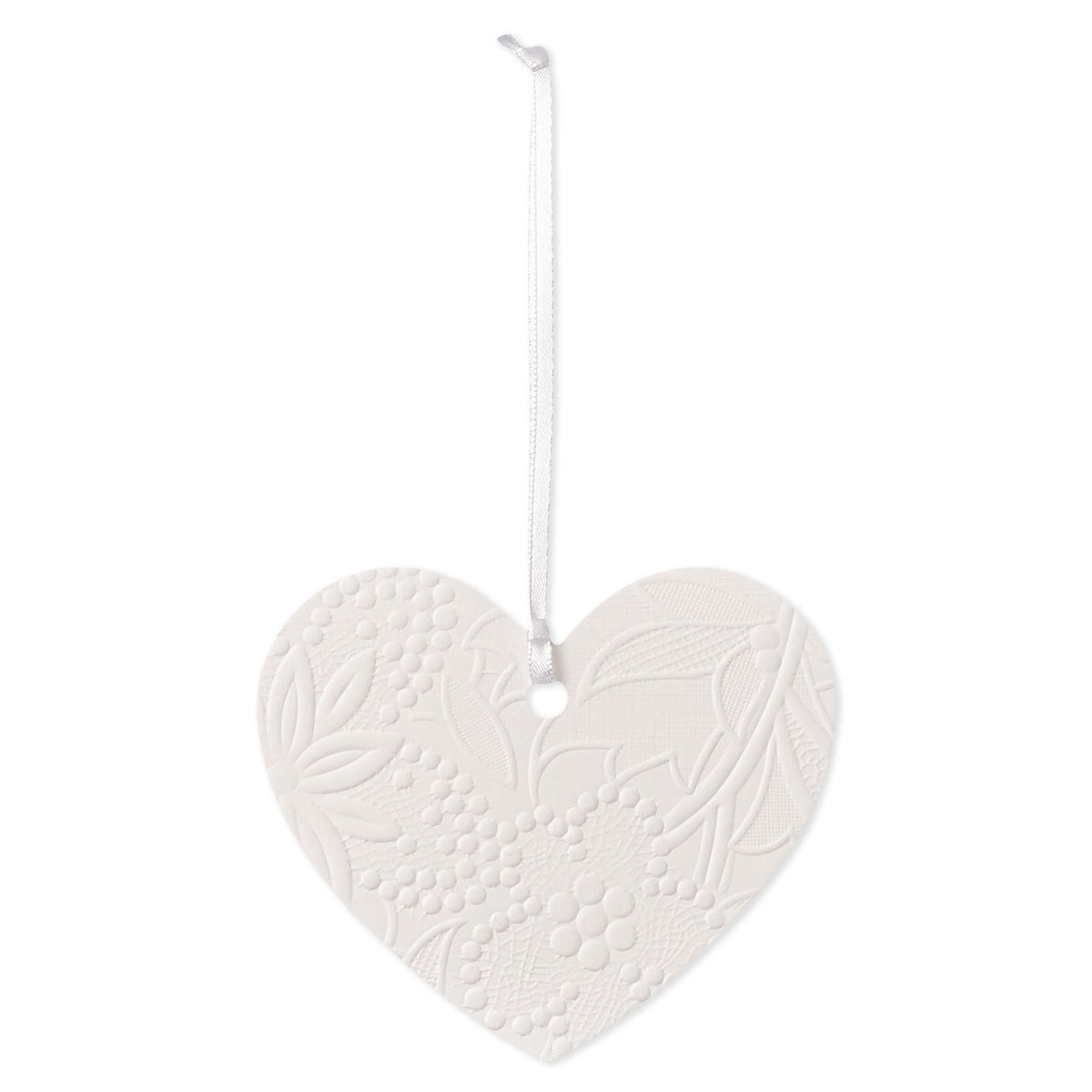 Hallmark Embossed Lace Heart Large Gift Trim