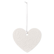 Hallmark Embossed Lace Heart Large Gift Trim