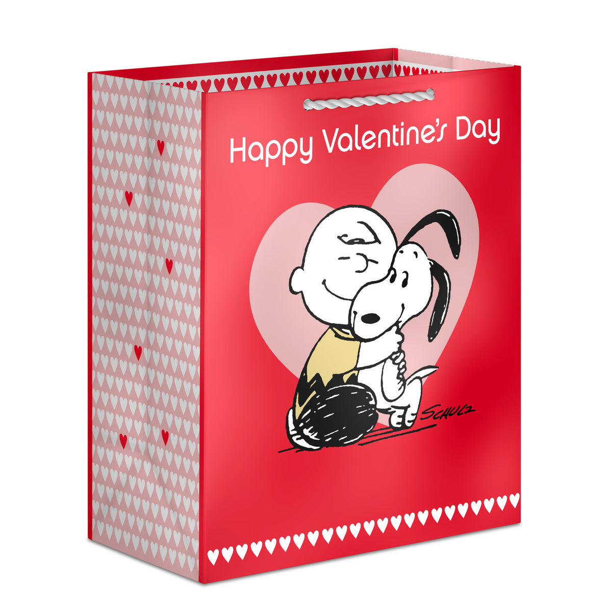 Hallmark 13" Peanuts® Charlie Brown & Snoopy Valentine's Day Gift Bag