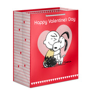 Hallmark 13" Peanuts® Charlie Brown & Snoopy Valentine's Day Gift Bag