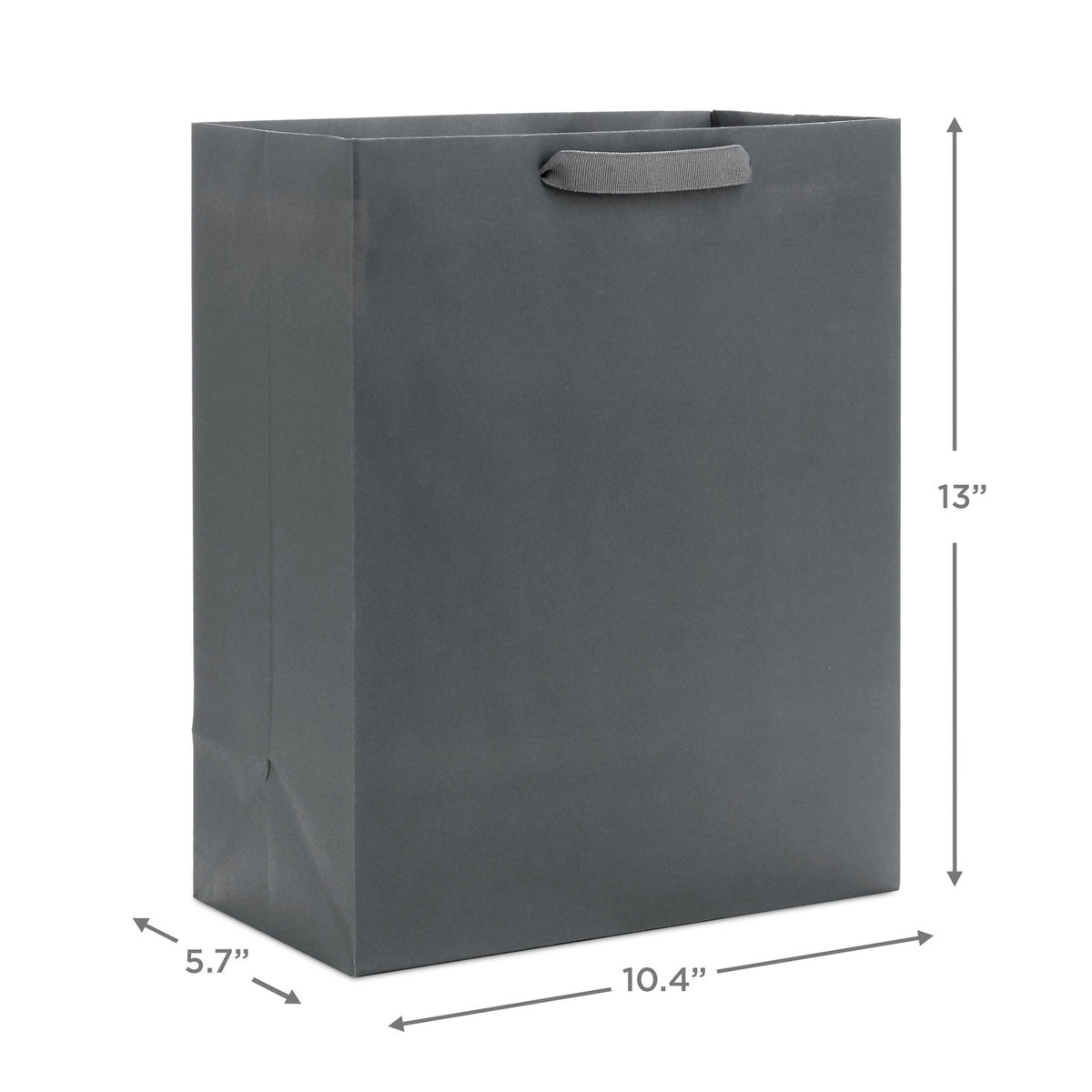 Hallmark 13'' Gray Large Gift Bag
