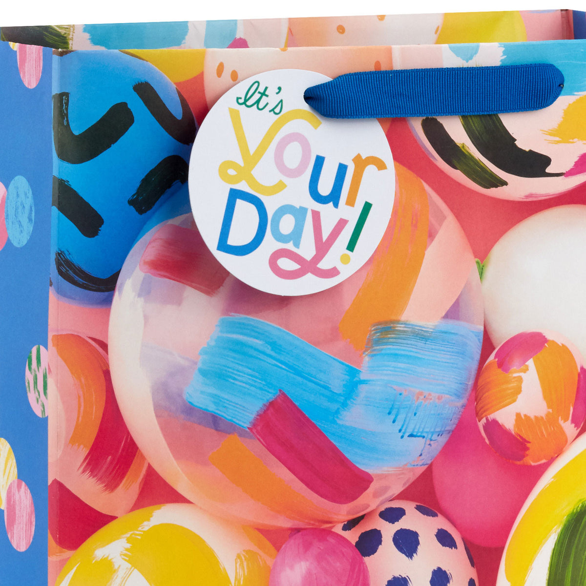 Hallmark 13'' Painted Balloons Large Gift Bag