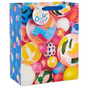 Hallmark 13'' Painted Balloons Large Gift Bag