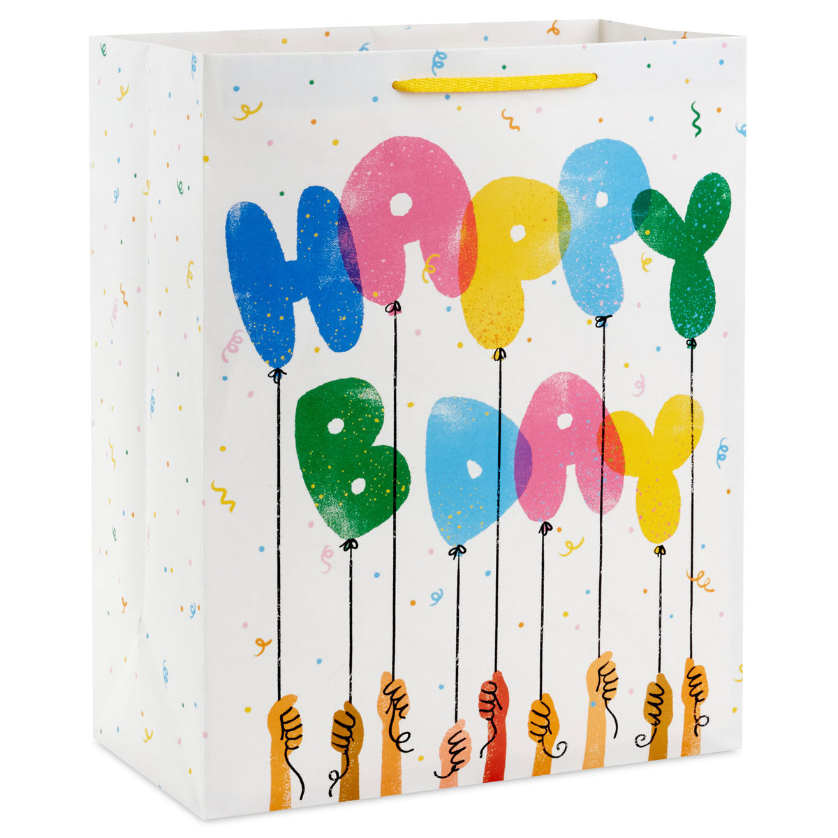 Hallmark 13'' Playful Balloons Large Birthday Gift Bag