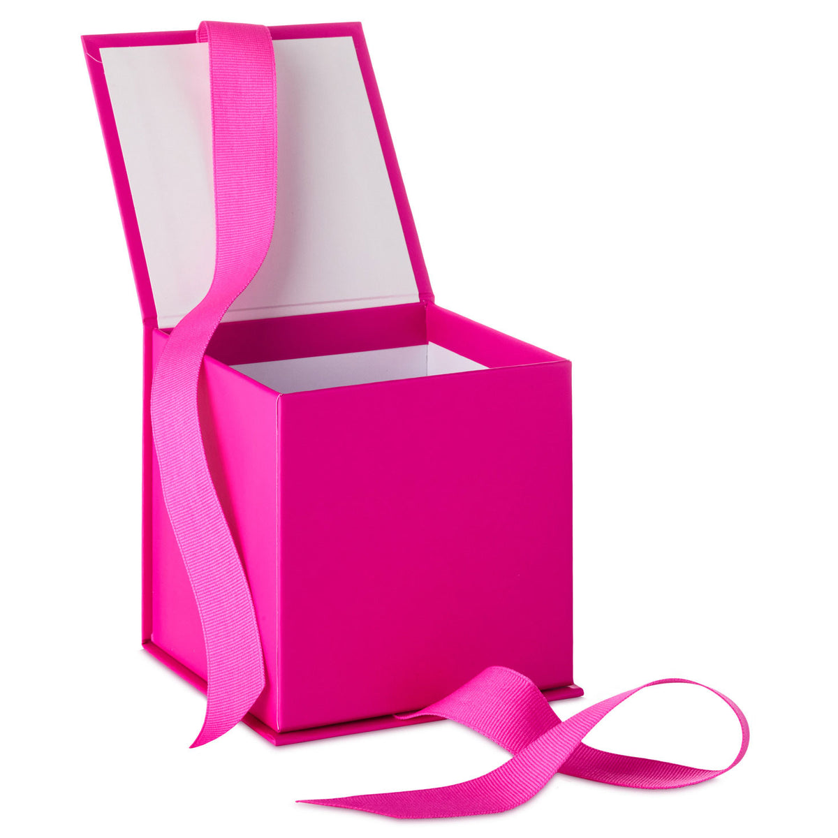Hallmark 4.2'' Solid Hot Pink Small Square Gift Box