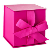 Hallmark 4.2'' Solid Hot Pink Small Square Gift Box