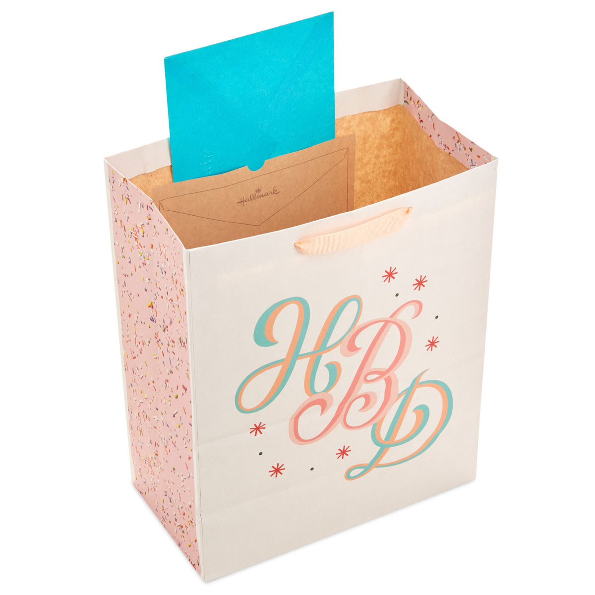 Hallmark 13" Pastel HBD Large Gift Bag