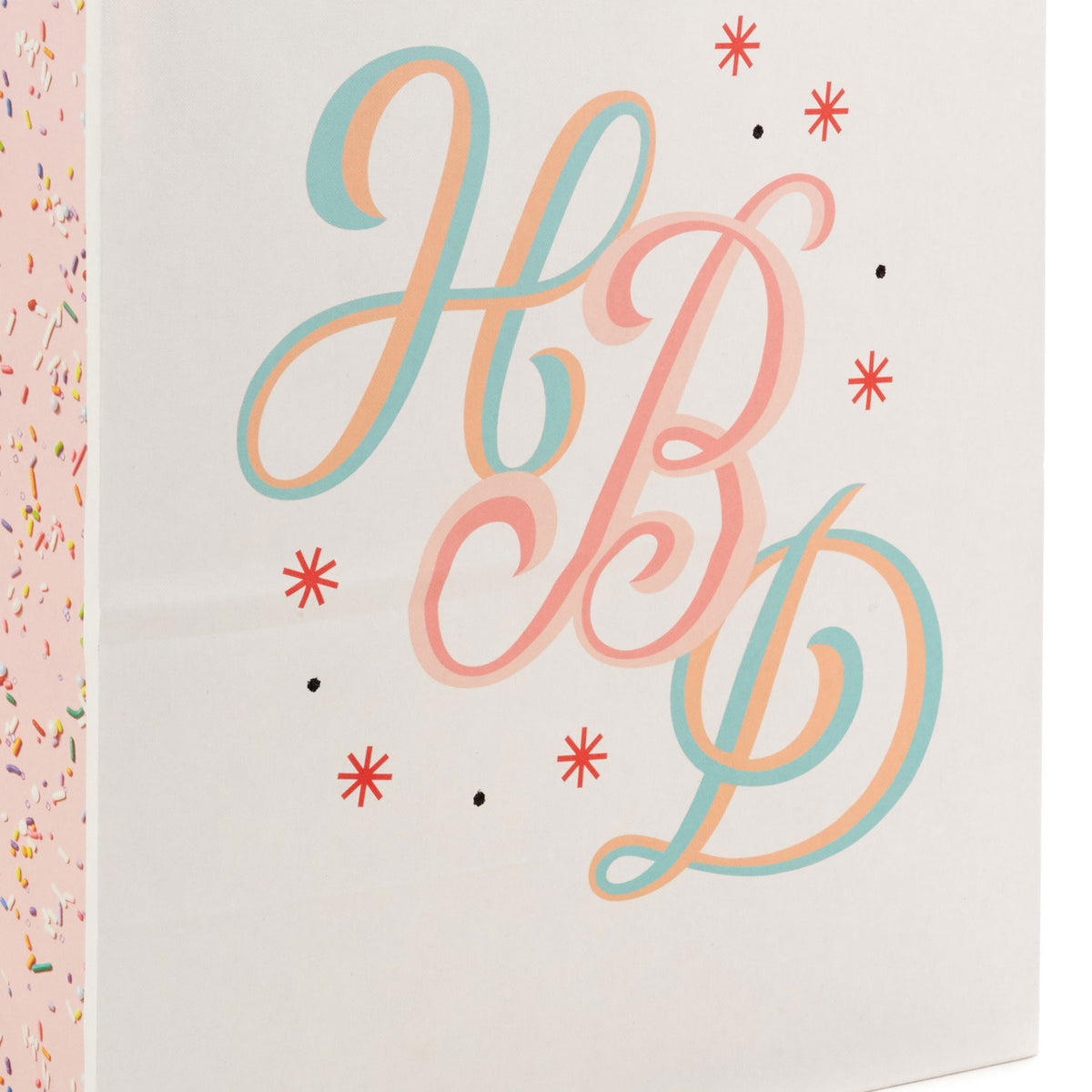 Hallmark 13" Pastel HBD Large Gift Bag