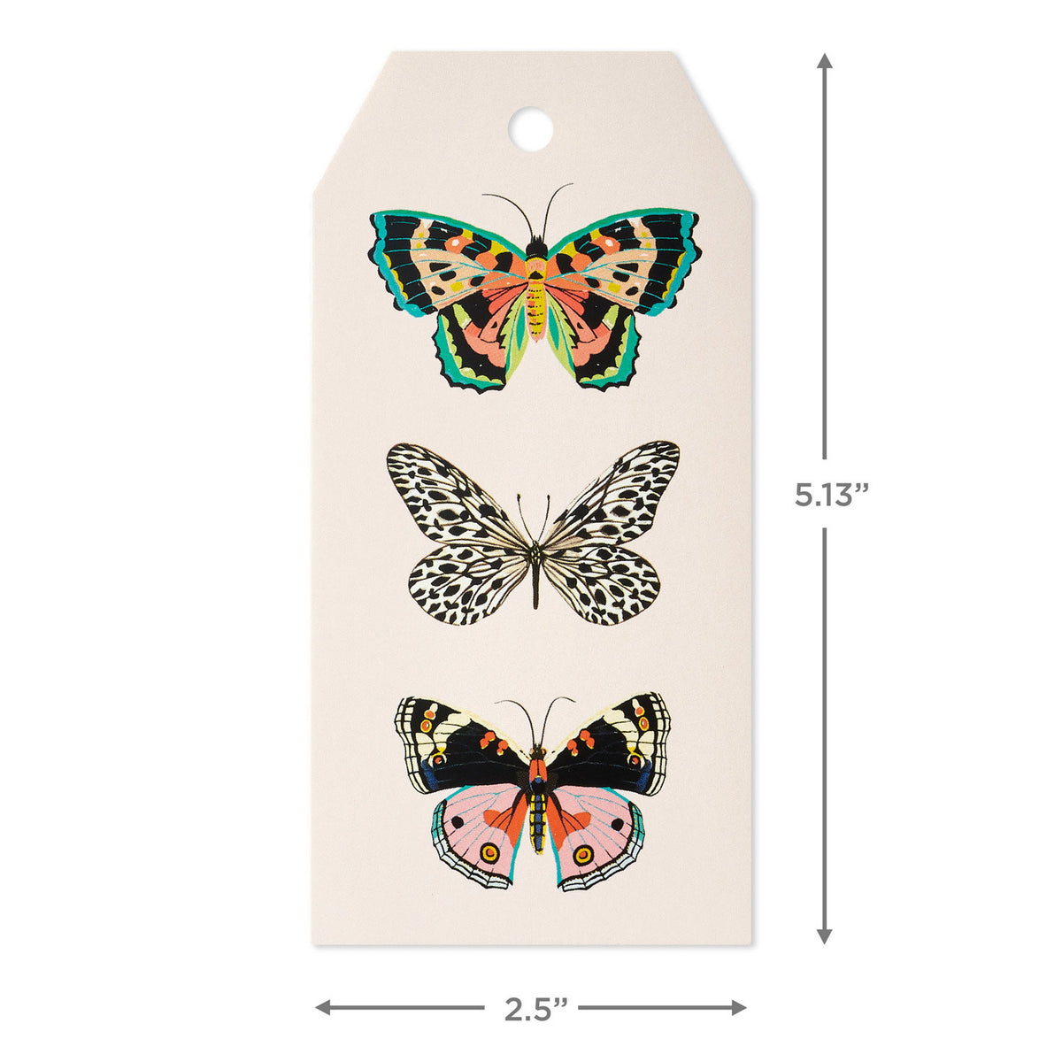 Hallmark Refined Patterns 12-Pack Assorted Large Gift Tags