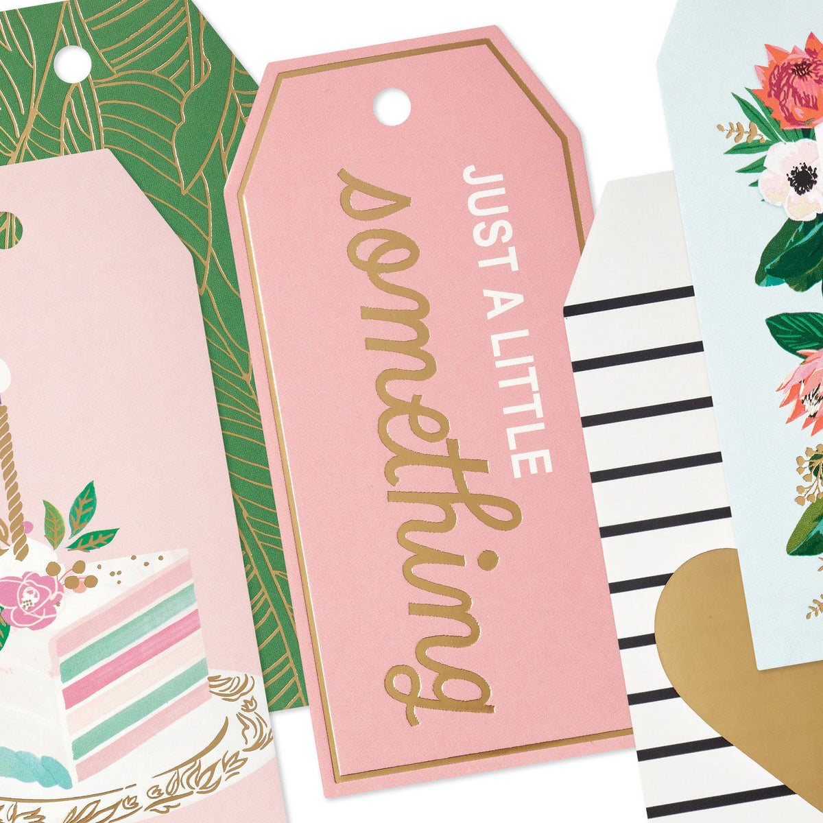 Hallmark Refined Patterns 12-Pack Assorted Large Gift Tags