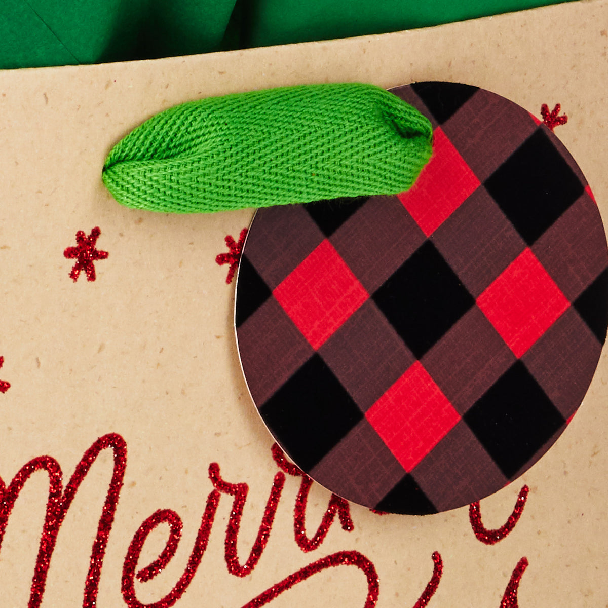 Hallmark 6" Merriest Christmas Gift Bag With Tissue and Gift Tag