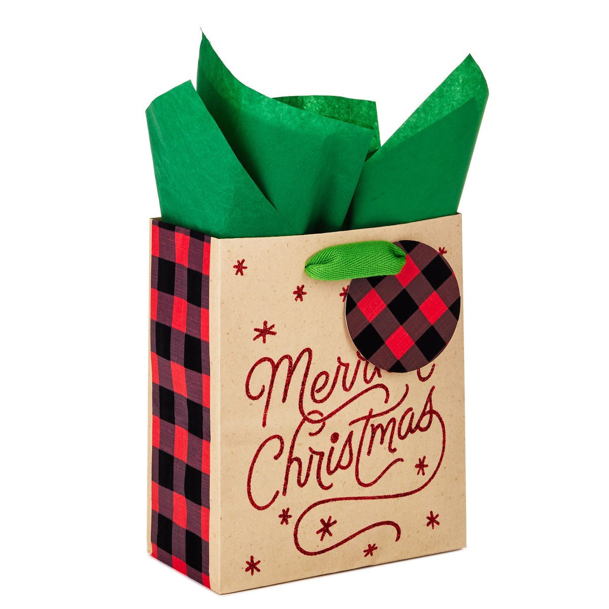 Hallmark 6" Merriest Christmas Gift Bag With Tissue and Gift Tag