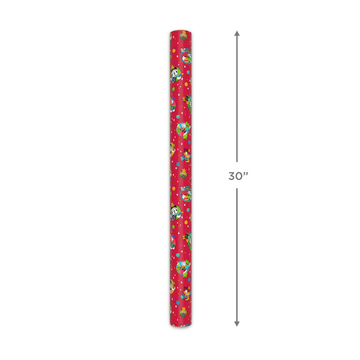 Hallmark Disney Mickey Mouse and Friends Christmas Wrapping Paper, 25 sq. ft.
