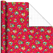 Hallmark Disney Mickey Mouse and Friends Christmas Wrapping Paper, 25 sq. ft.