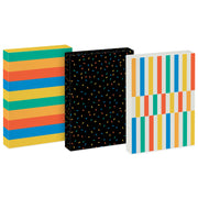 Hallmark Confetti and Stripes 3-Pack Small Gift Boxes