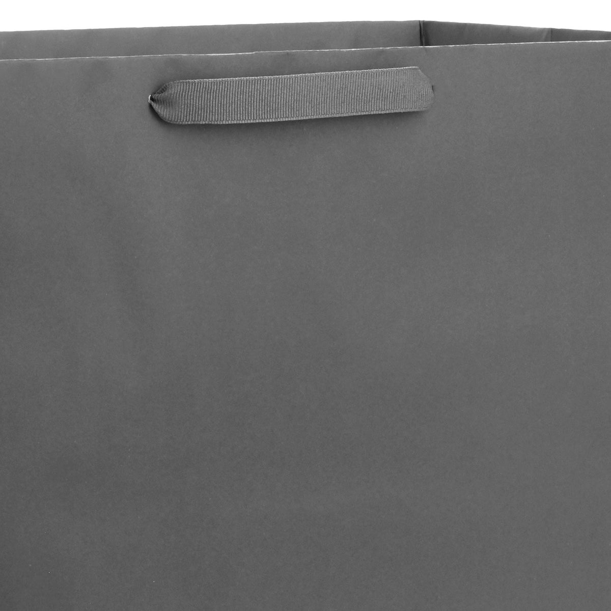 Hallmark 15'' Gray Extra-Deep Gift Bag
