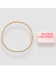 3mm Beaded Bracelet by Beaded Blondes