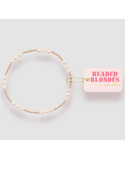 Ily Pearl Beaded Bracelet by Beaded Blondes