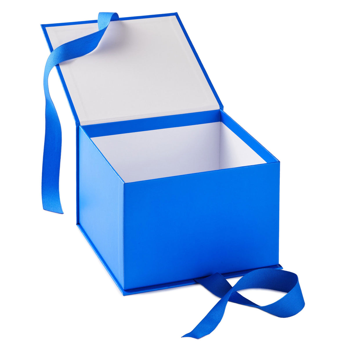 Hallmark 7.2'' Solid Royal Blue Large Square Gift Box