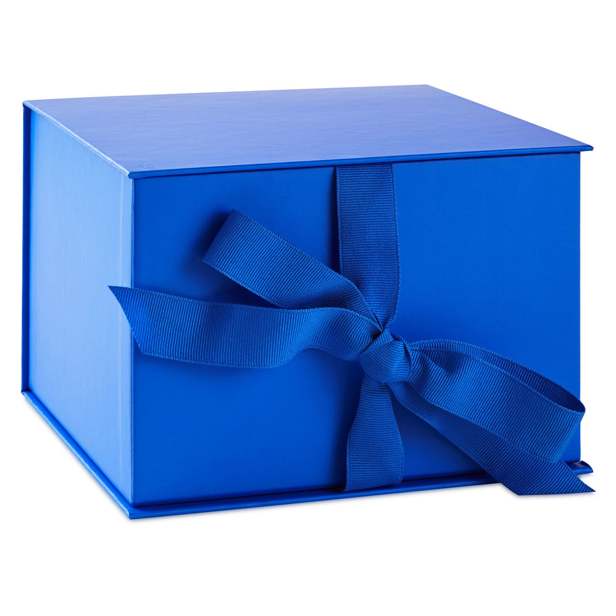 Hallmark 7.2'' Solid Royal Blue Large Square Gift Box