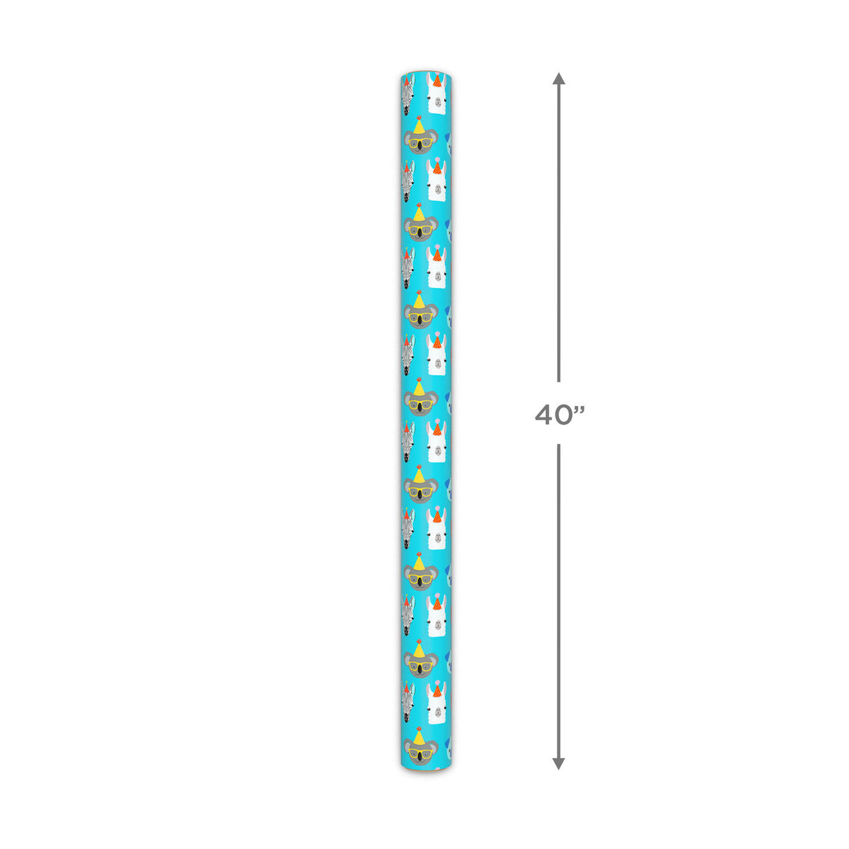 Hallmark Party Animals Jumbo Wrapping Paper, 90 sq. ft.