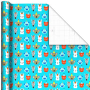 Hallmark Party Animals Jumbo Wrapping Paper, 90 sq. ft.