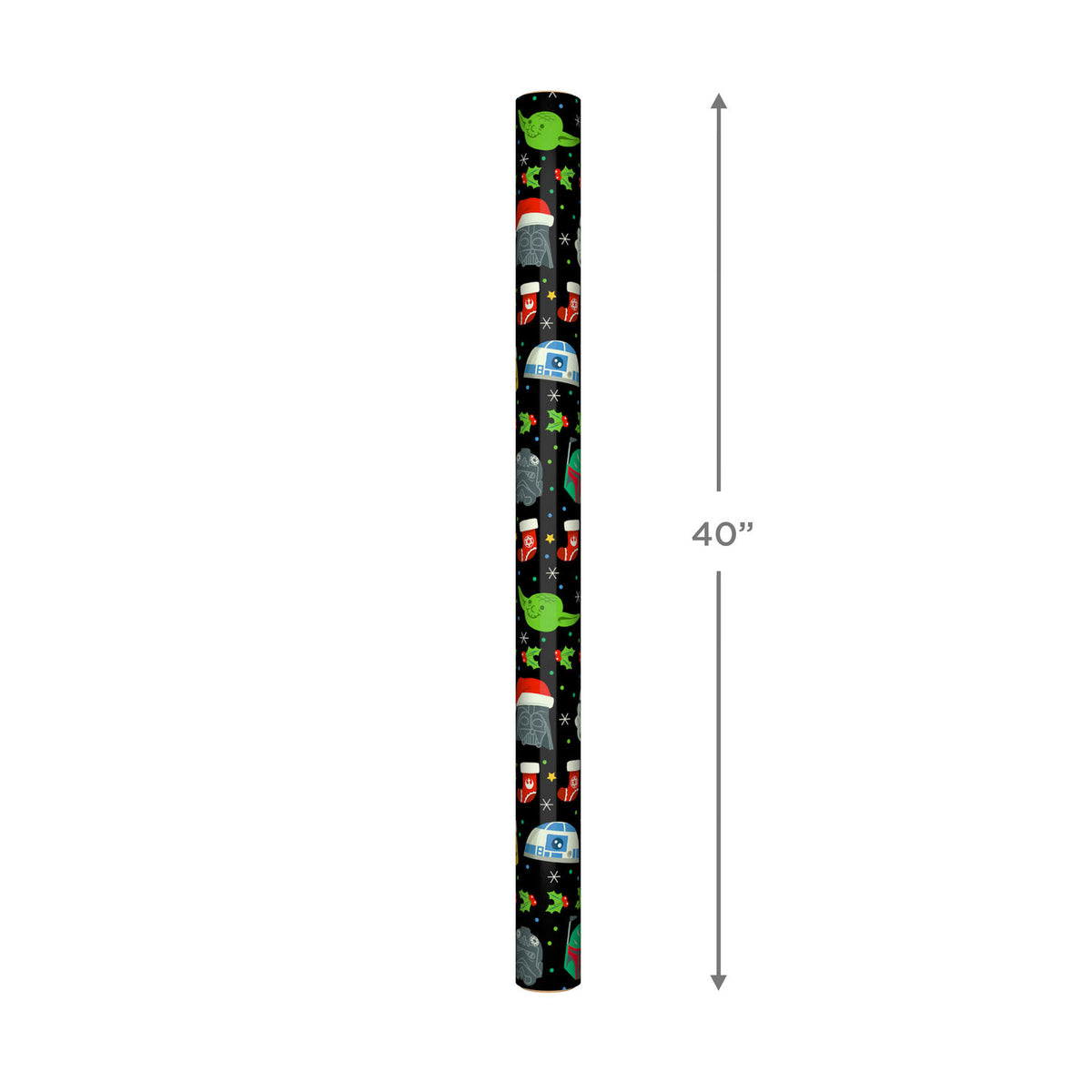 Hallmark Star Wars™ Faces Christmas Wrapping Paper, 70 sq. ft.