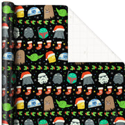 Hallmark Star Wars™ Faces Christmas Wrapping Paper, 70 sq. ft.